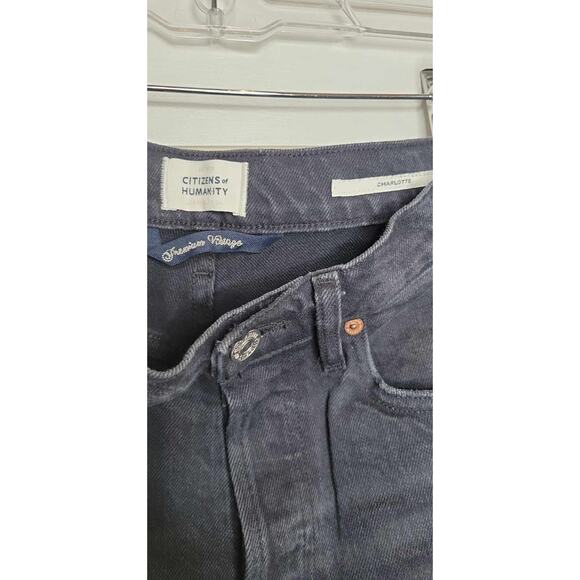 CITIZENS OF HUMANITY Charlotte High Waist Straight Jeans in Frolic Sz 23 NWOT - Picture 3 of 5